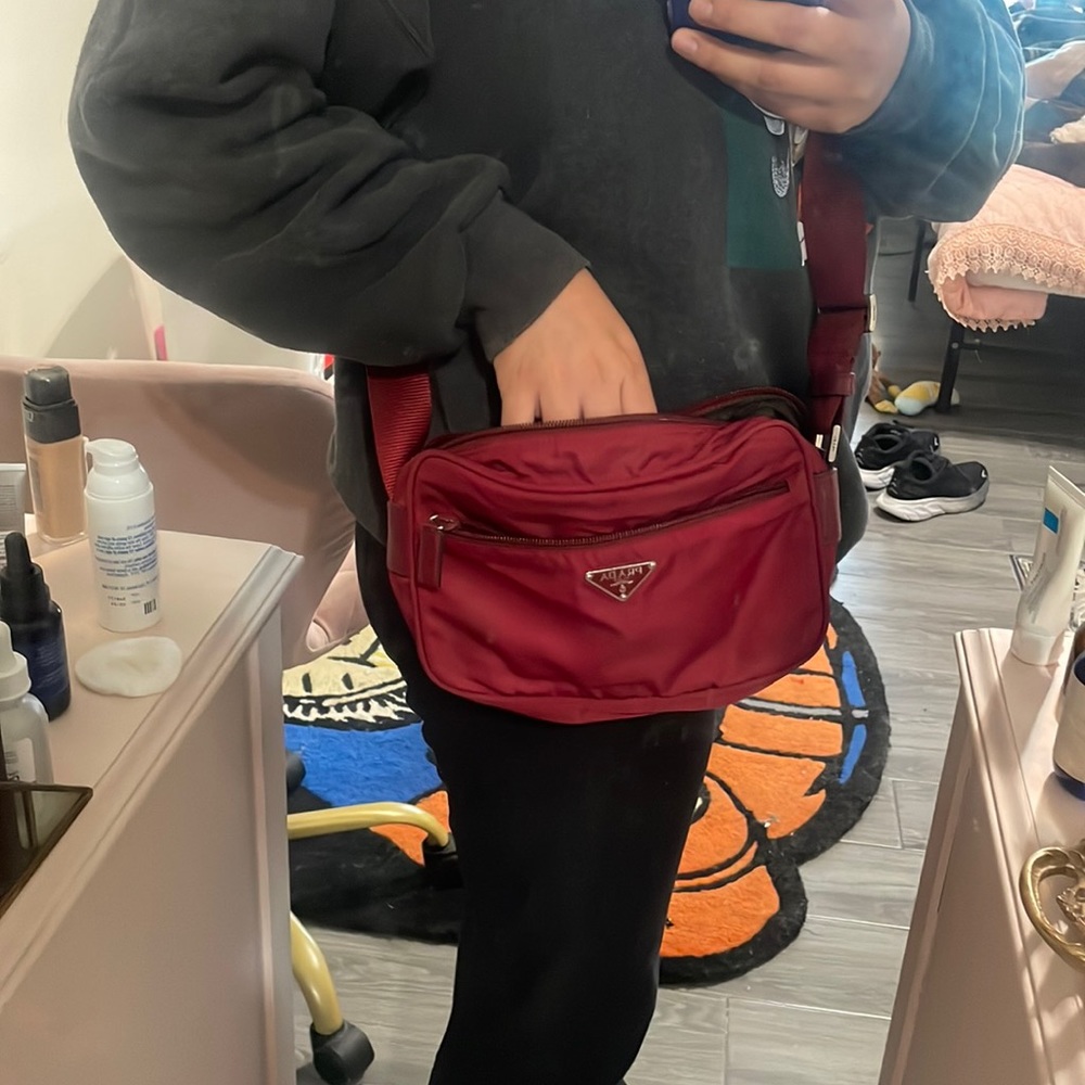 Prada nylon crossbody.
